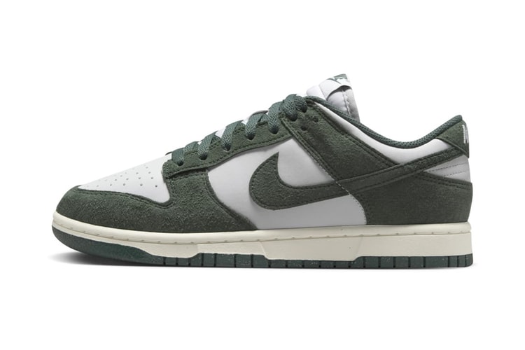 Nike Unveils the Dunk Low Next Nature in "Green Suede"