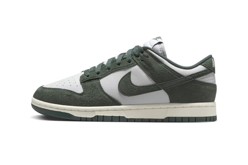 Nike Dunk Low Next Nature Green Suede HJ7673-002 Release Info