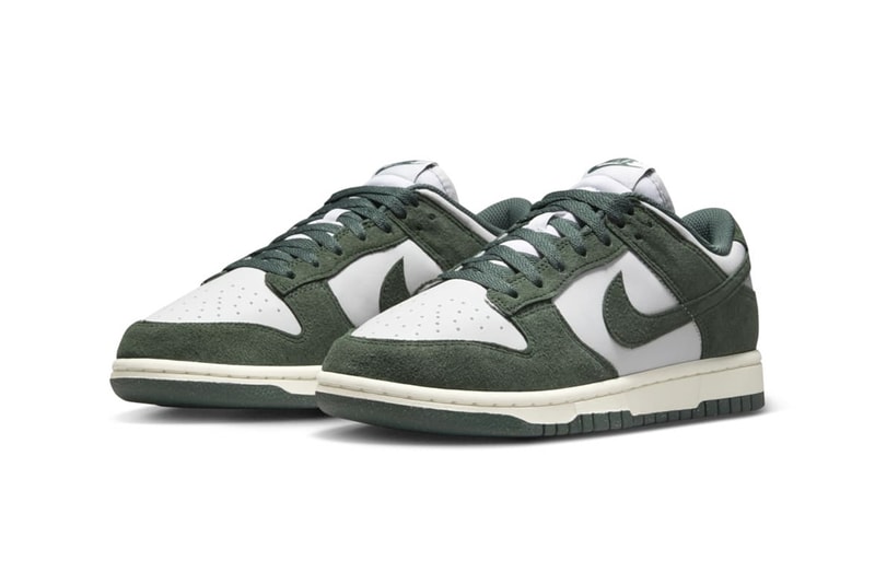 Nike Dunk Low Next Nature Green Suede HJ7673-002 Release Info