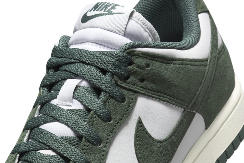 Nike Dunk Low Next Nature Green Suede HJ7673-002 Release Info