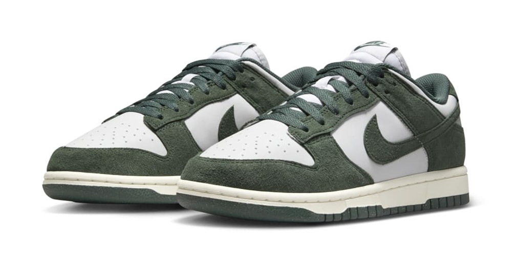 Nike Unveils the Dunk Low Next Nature in "Green Suede"
