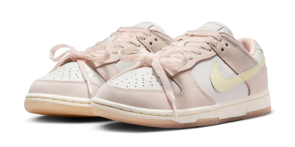 Nike Explores the Coquette Aesthetic With the Dunk Low "Pink/Ribbon Laces"