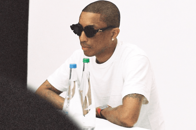 Pharrell Williams and evian Tease Bottle Collaboration