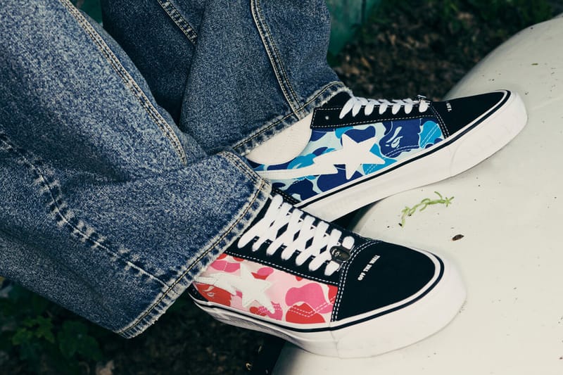 Vans x Bape переделывают Old Skool и Sk8-Mid