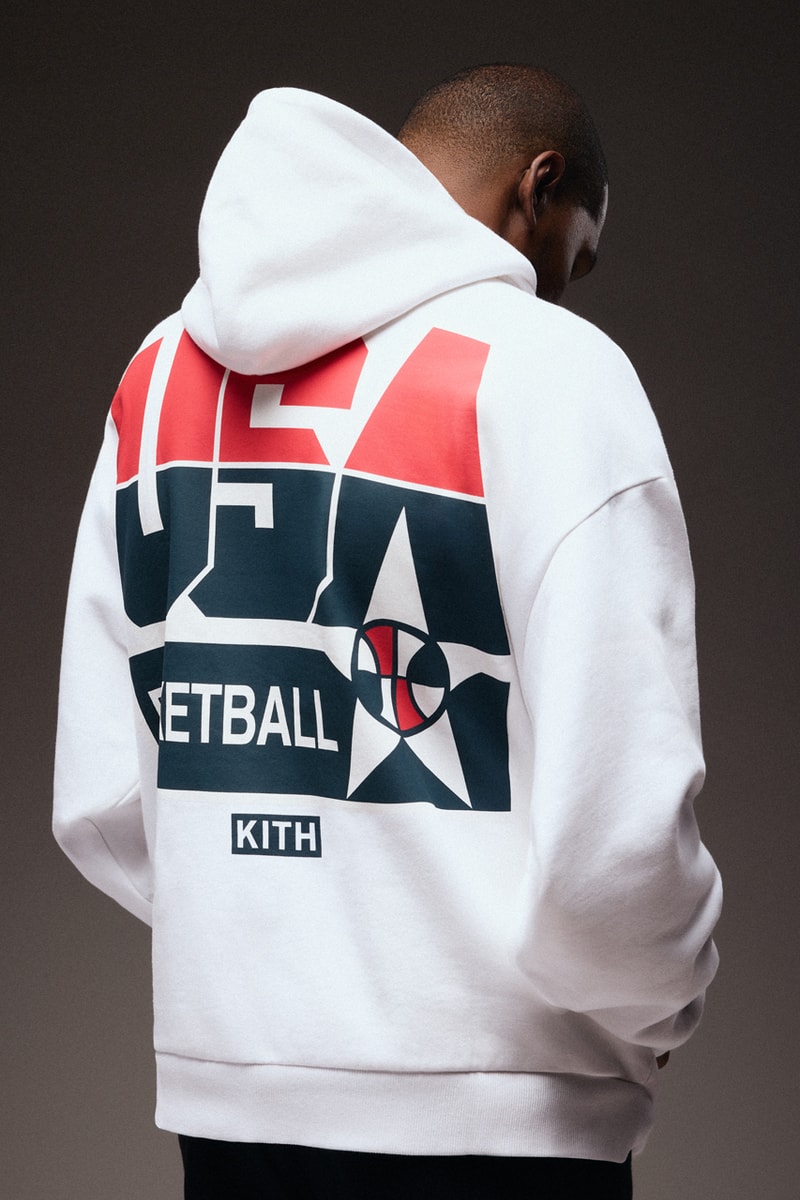 kevin durant power forward 2024 paris olympic games kith team usa basketball capsule collection preview four seasons pop up concept space