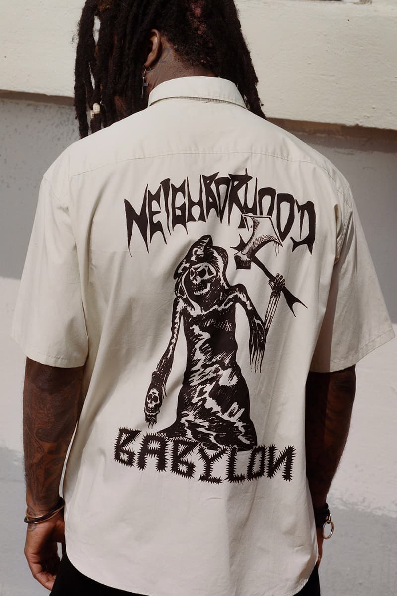 BABYLON NEIGHBORHOOD Ric Clayton capsule collection trash talk Lee spielman Garrett stevenson Danregan Venice suicidal tendencies neighborhood ho99o9 HVW8 gallery Los Angeles babylon melrose avenue