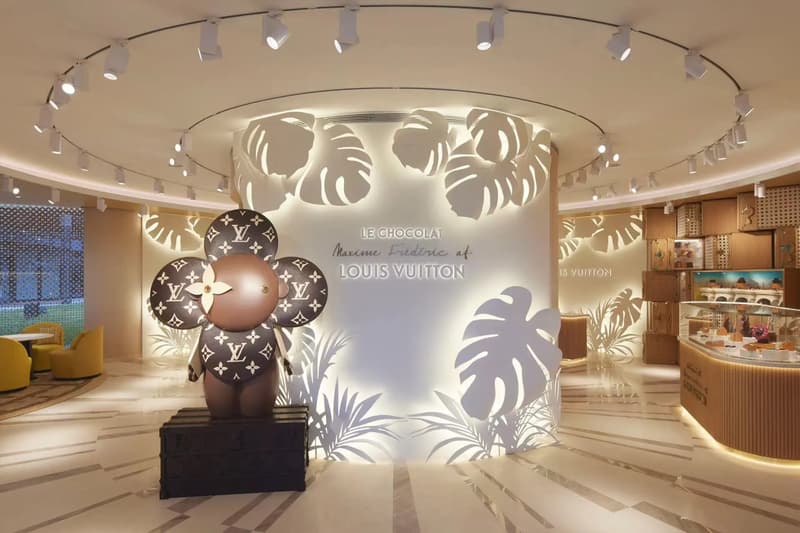 Louis Vuitton's Luxurious Chocolate Shop Expands to China With New Shanghai Location lv dream lvmh Le Chocolat Maxime Frédéric paris singapore marina bay sands china taikoo li qiantan tropical garden