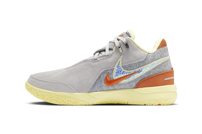 First Look at the Titan 22 x Nike LeBron NXXT Gen AMPD FV1305-001 Release Info phillippines filipino global basketball community swoosh king james concept store asia shoe team usa los angeles lakers