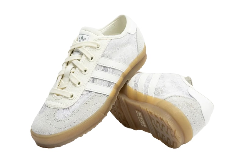 NAKED adidas Tischtennis White Gum Lace Owhite Silvmt JI3995 Samba 