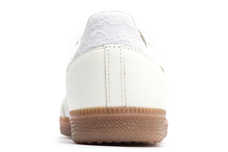 NAKED adidas Tischtennis White Gum Lace Owhite Silvmt JI3995 Samba 