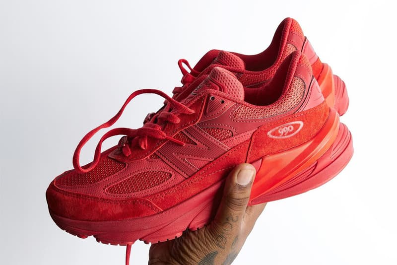 joe freshgoods new balance 990v6 all red october collaboration first look official release date info photos price store list buying guide paris red prom blue a