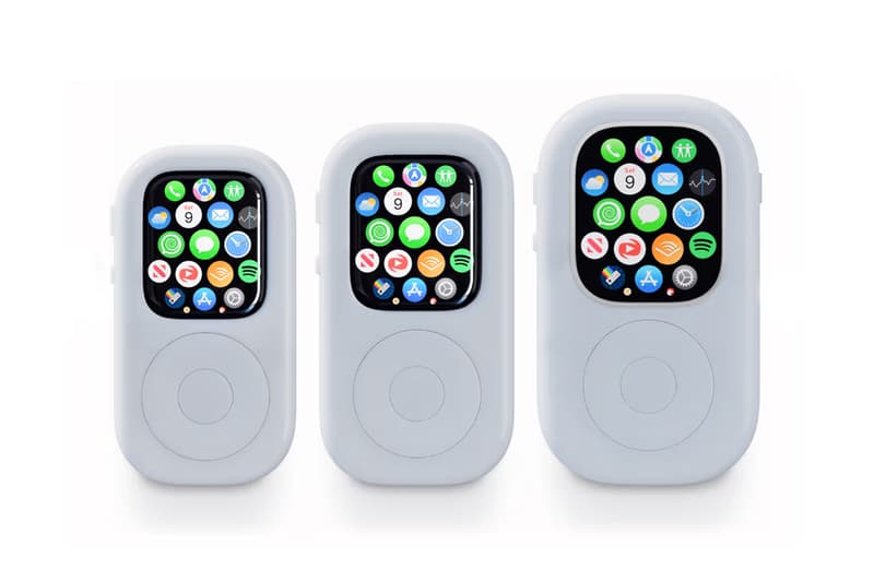 apple watch series 4 models vintage ipod case nano scroll wheel replace crown digital screen nostalgic defunct hardware tinypod lite startup