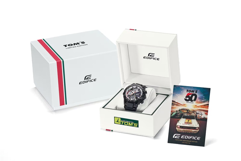 Casio Edifice x TOM'S Racing Team KP47 Starlet EFSS641TMS1A Limited Edition Collaboration Release Info