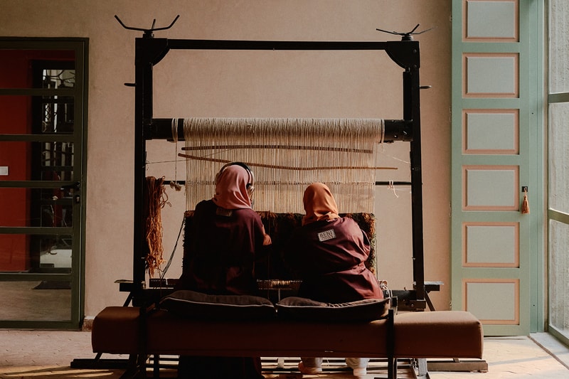 Design Within Reach DWR  Beni Moroccan Rug Collection brick borderline backgammon fences atlas mountain sheep wool fall 2024 collection