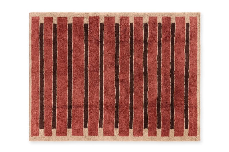 Design Within Reach DWR  Beni Moroccan Rug Collection brick borderline backgammon fences atlas mountain sheep wool fall 2024 collection