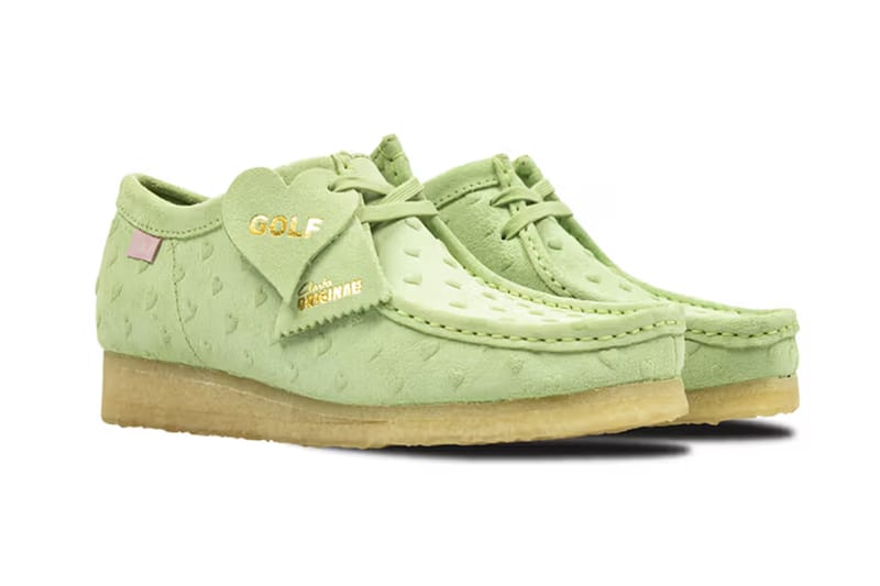 GOLF WANG x Clarks To Release Heart Print Wallabee This Week