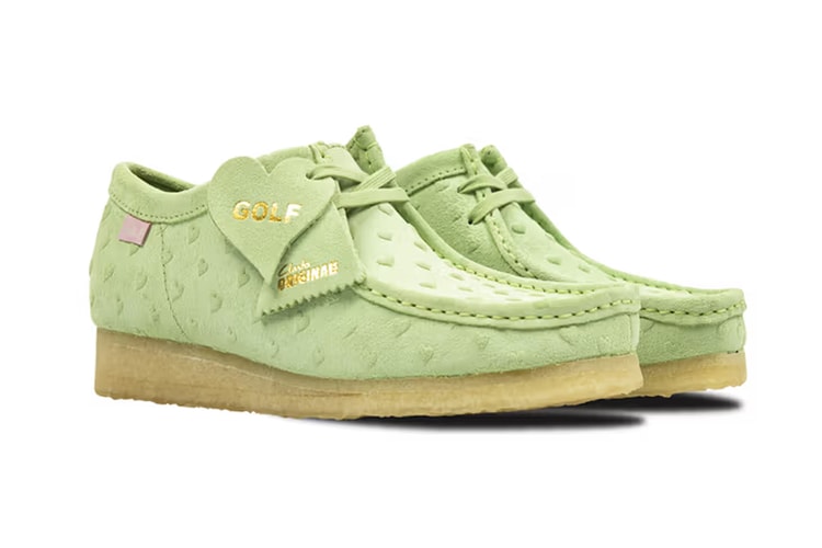 GOLF WANG x Clarks To Release Heart Print Wallabee This Week