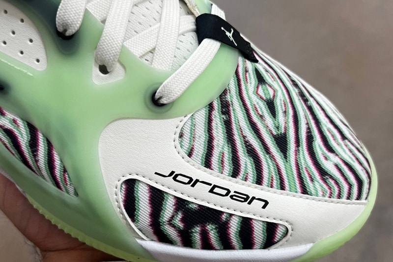 First Look at the Upcoming Jordan Heir "Sail/Vapor Green" womens exclusive basketball silhouette performance style olympics wnba shoe