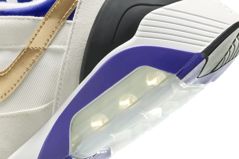 Official Look at the Nike Air Max 180 "Concord" FJ9259-101 Release Info sneakers shoes Summit White/Metallic Gold-Bright Concord ultramarine michael jordan brand 1992 barcelona olympics swoosh nike