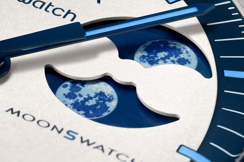 Swatch x OMEGA MoonSwatch Mission to the Super Blue Moonphase New Watch Launch Info so33n700 Bioceramic