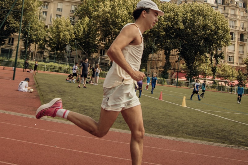 tracksmith boston track running brand federation collection 2024 paris olympics pop up blazer shop collaboration van cortlandt flagship performance apparel