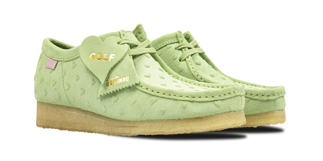 GOLF WANG x Clarks To Release Heart Print Wallabee This Week