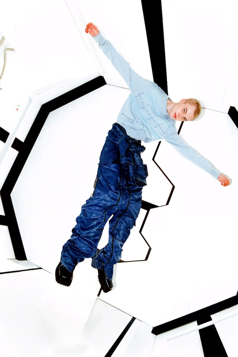 DAIRIKU Spring/Summer 2025 “A Space Odyssey” lookbook jackets coats long-sleeve tops coveralls leather pants trousers Dairiku Okamoto