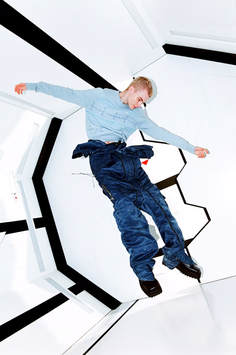 DAIRIKU Spring/Summer 2025 “A Space Odyssey” lookbook jackets coats long-sleeve tops coveralls leather pants trousers Dairiku Okamoto
