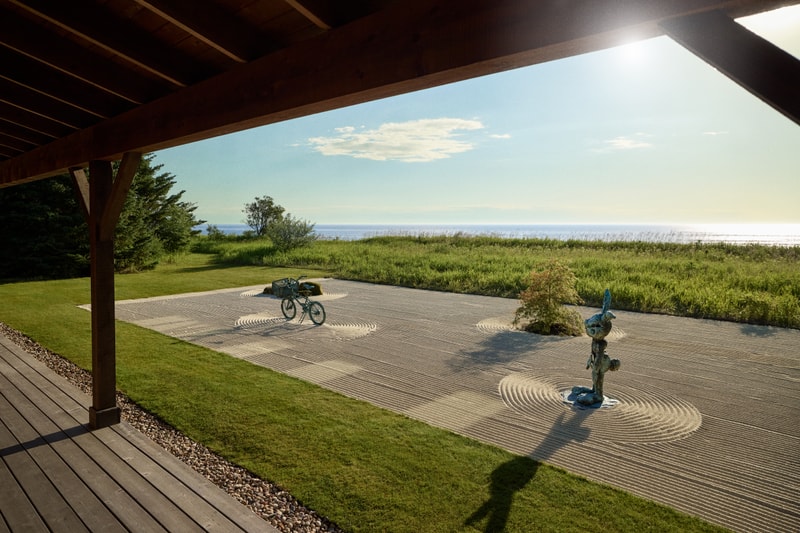 daniel arsham kohler malbon golf sculptures cabin amenities