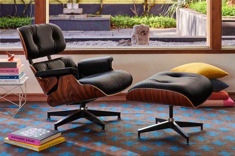 herman miller eames office bamboo based upholstery sustainable green eames lounge chair ottoman info release date price store list buying guide