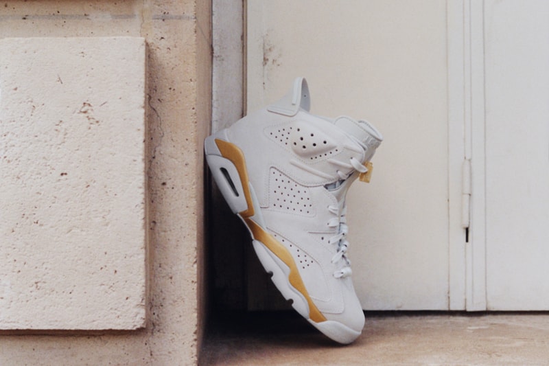jordan brand michael jordan 2024 paris olympics parisian aj4 wet cement aj6 retro pearl air jordan apparel capsule collection clothing tops shorts knitwear sneaker releases july august fa2024
