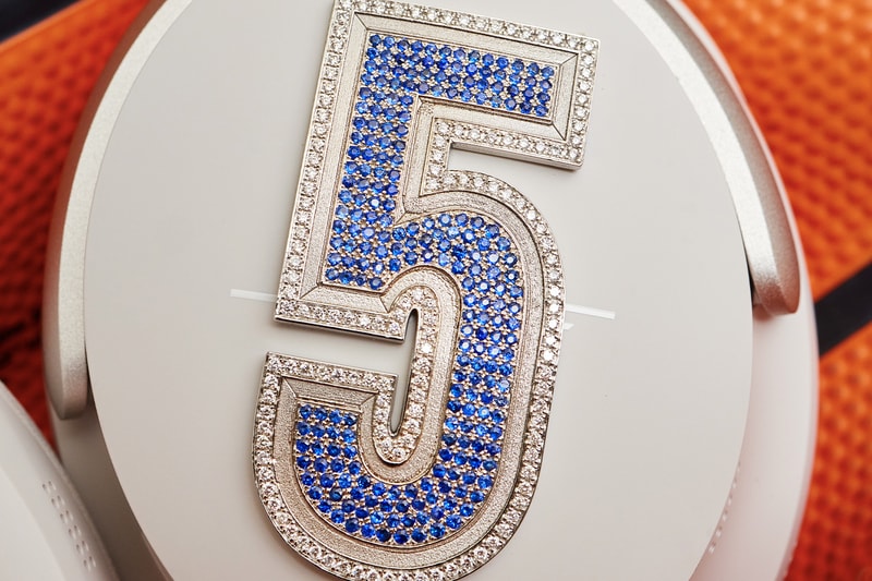 Nadine Ghosn Designs One-Of-One Iced Out Bose Headphones for Coco Gauff and Anthony Edwards gems sapphires gold diamonds tennis basketball team usa sports