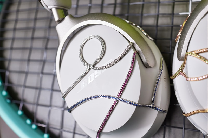 Nadine Ghosn Designs One-Of-One Iced Out Bose Headphones for Coco Gauff and Anthony Edwards gems sapphires gold diamonds tennis basketball team usa sports