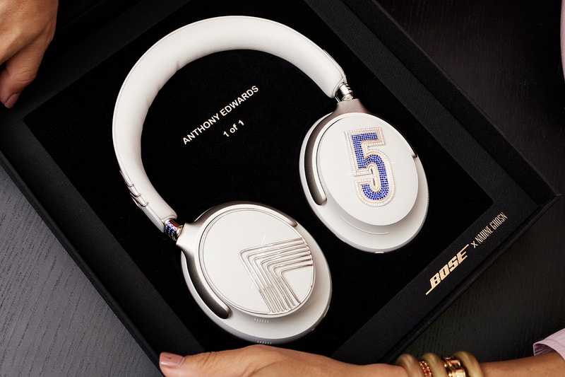 Nadine Ghosn Designs One-Of-One Iced Out Bose Headphones for Coco Gauff and Anthony Edwards gems sapphires gold diamonds tennis basketball team usa sports