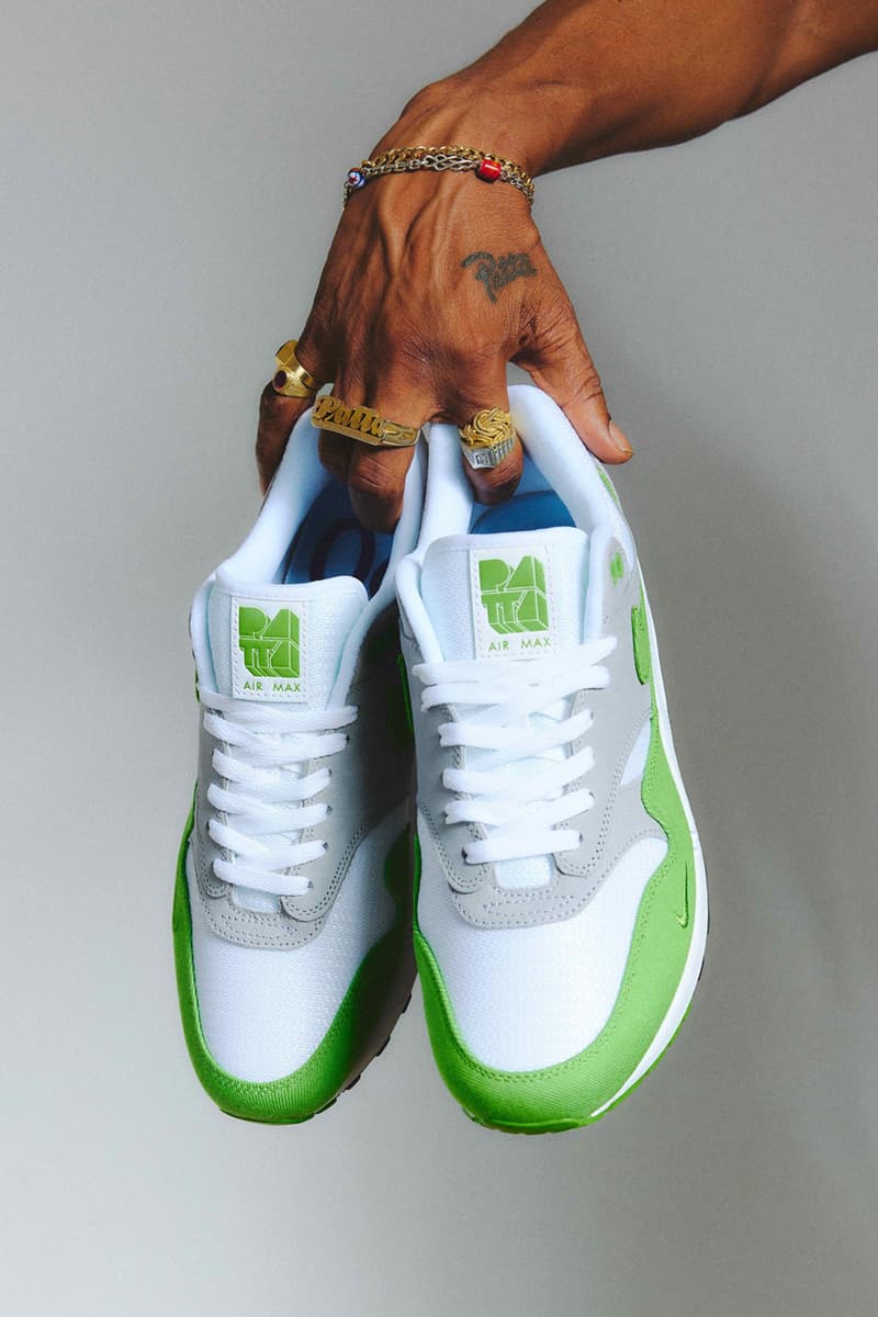 patta nike sportswear air max 1 collaboration 2024 official release date info photos price store list buying guide rumor leak Chlorophyll HF1012-300