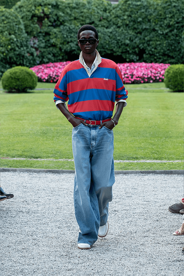 RHUDE Spring Sumer 2025 Lake Como italy menswear Rhuigi Villasenor runway show