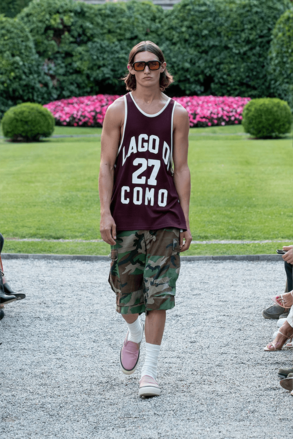 RHUDE Spring Sumer 2025 Lake Como italy menswear Rhuigi Villasenor runway show