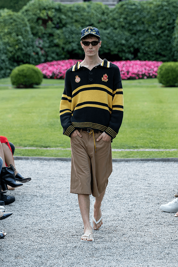 RHUDE Spring Sumer 2025 Lake Como italy menswear Rhuigi Villasenor runway show