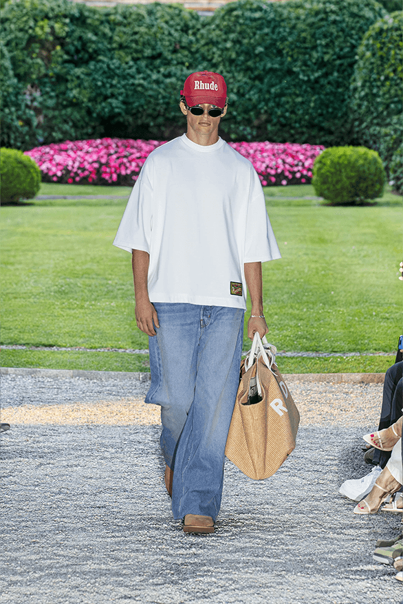 RHUDE Spring Sumer 2025 Lake Como italy menswear Rhuigi Villasenor runway show