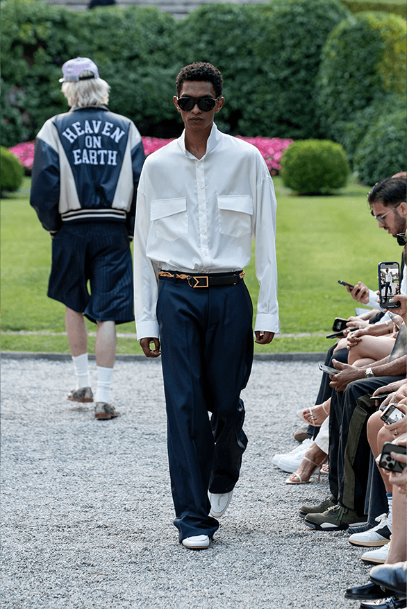 RHUDE Spring Sumer 2025 Lake Como italy menswear Rhuigi Villasenor runway show