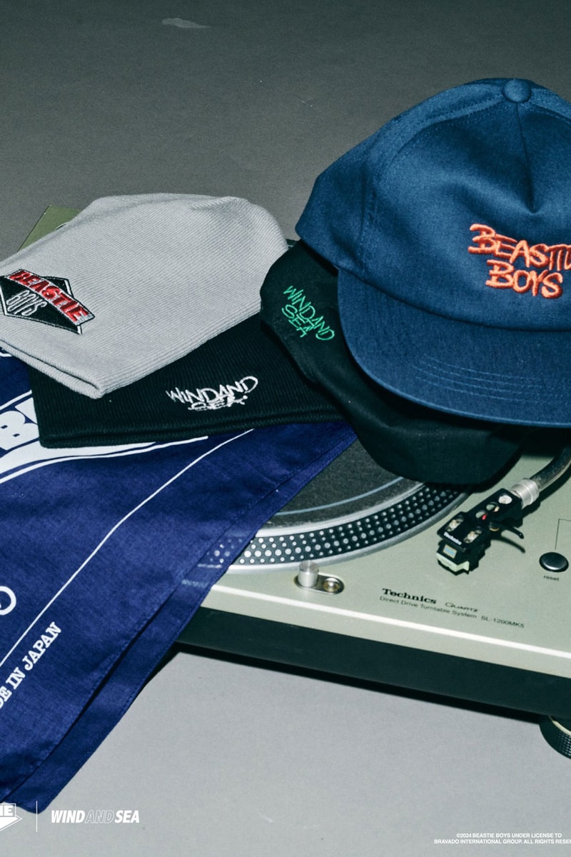 WIND AND SEA x Beastie Boys Capsule collab release info check yourself song album grand royal label album spotify apple music group band japan Adam "Ad-Rock" Horovitz Adam "MCA" Yauch Michael "Mike D" Diamond