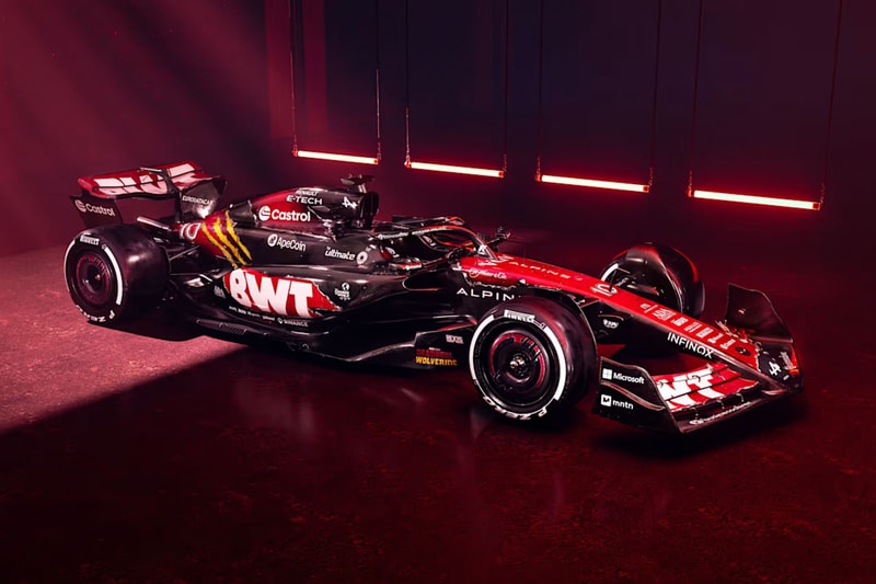 Alpine Deadpool and Wolverine Inspired Formula One Livery