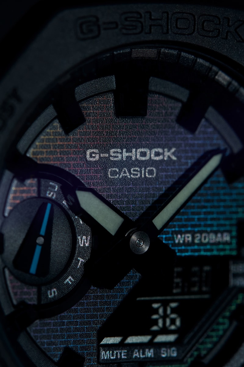 G-SHOCK Rainbow Brick Wall Collection Watches DW-5600RW-1 GM-5600RW-1 GA-2100RW-1A GM-2100RW-1A
