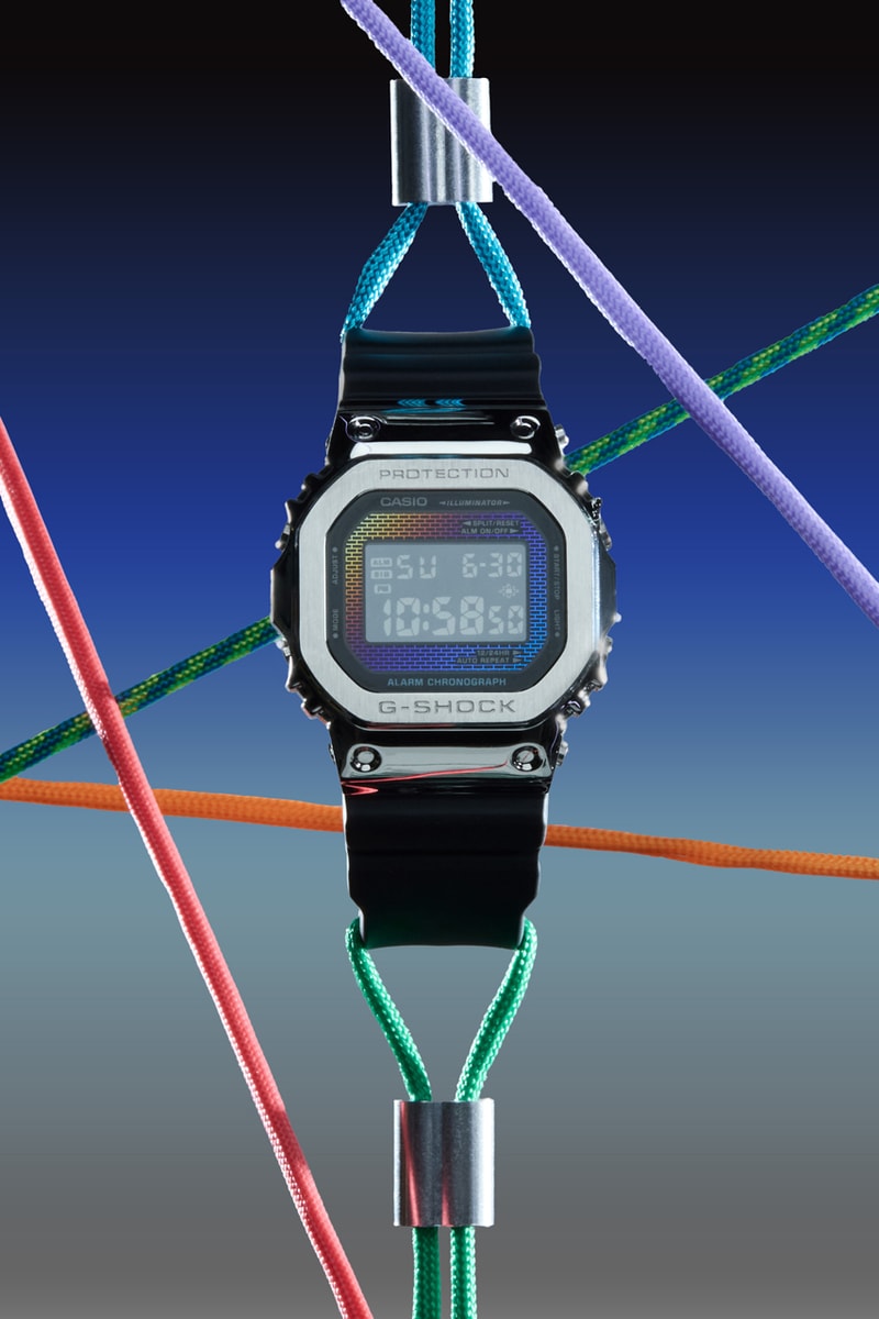 G-SHOCK Rainbow Brick Wall Collection Watches DW-5600RW-1 GM-5600RW-1 GA-2100RW-1A GM-2100RW-1A