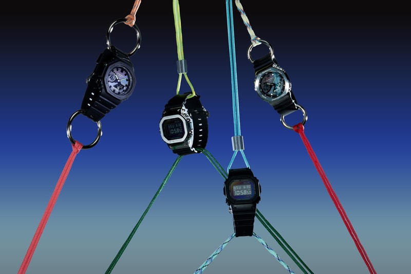 G-SHOCK Rainbow Brick Wall Collection Watches DW-5600RW-1 GM-5600RW-1 GA-2100RW-1A GM-2100RW-1A
