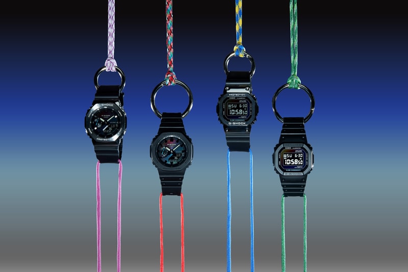 G-SHOCK Rainbow Brick Wall Collection Watches DW-5600RW-1 GM-5600RW-1 GA-2100RW-1A GM-2100RW-1A
