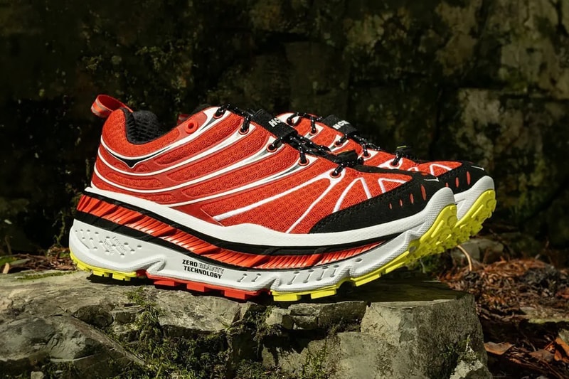 HOKA Stinson EVO OG "Habanero Red/Black" 1155350-HBN  Release Info Zero Gravity Technology