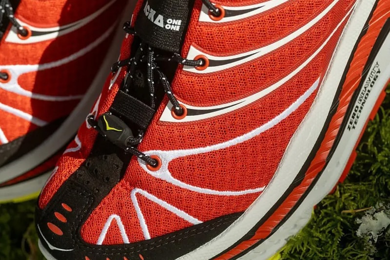 HOKA Stinson EVO OG "Habanero Red/Black" 1155350-HBN  Release Info Zero Gravity Technology