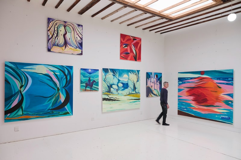 Jules de Balincourt victoria miro london exhibition paintings the skateroom