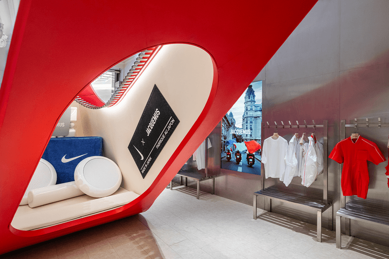 Nike x Jacquemus The Wonder Room PopUp Shop selfridges London collaboration
